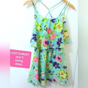 NWOT LustNMust Floral Dress